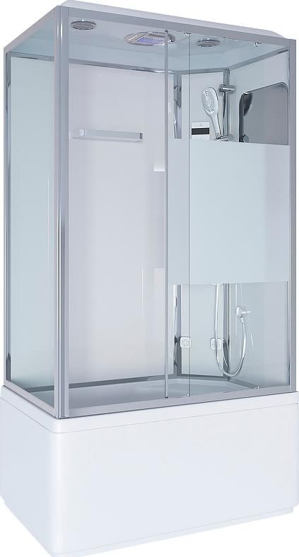 Душевая кабина Niagara Ultra 120x80 NG-307-01R 3070164R правая, профиль хром, стекло прозрачное с полосой