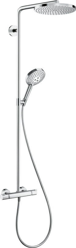Душевая стойка Hansgrohe Raindance Select Showerpipe S 240 1jet PowderRain 27633000, хром