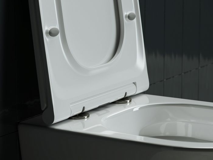 Комплект Унитаз подвесной Ceramicanova Forma CN3011 с микролифтом + Инсталляция DIWO + Кнопка 7310 белая