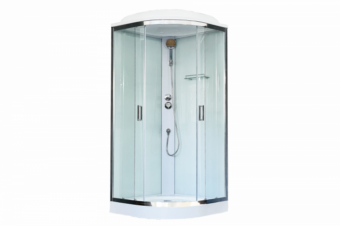 Душевая кабина 90х90 см Royal Bath НК RB90HK5-WT-CH стекло прозрачное