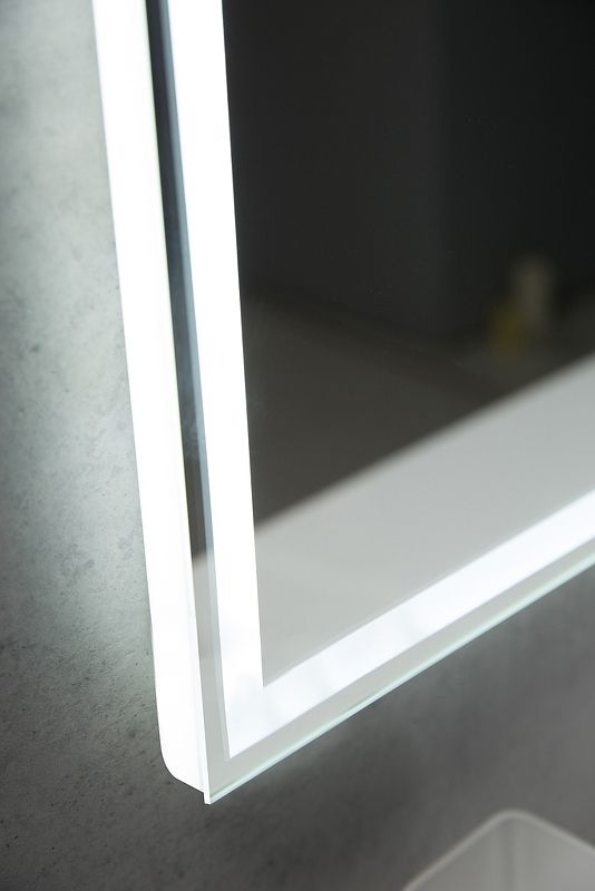 Зеркало BelBagno SPC-GRT-1000-800-LED-TCH-RAD 100 см, с подсветкой и сенсорным выключателем