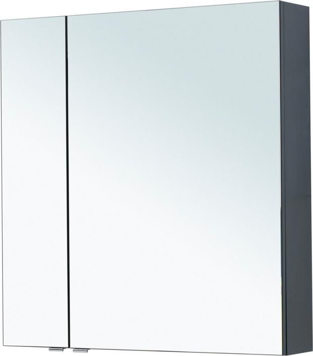 Зеркальный шкаф Aquanet Алвита New 80 00277535, антрацит