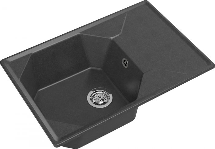 Кухонная мойка GranFest UNIQUE 740L GF-U-740L графит