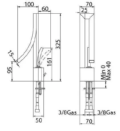 Раковина Stella Polar Солярис 60 см SP-00001065 бежевая