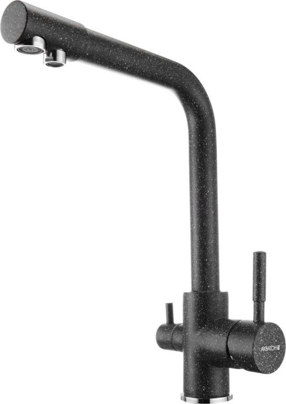 Смеситель Aquaton Руан 1AX004FCXX210, чёрный