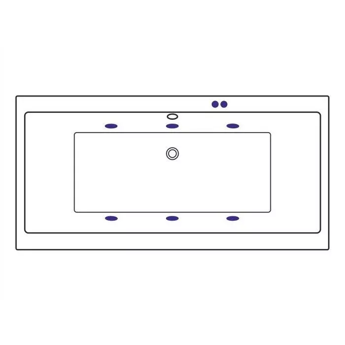 Акриловая ванна Excellent Pryzmat 170х75 WAEX.PRY17.SOFT.GL золото, белый
