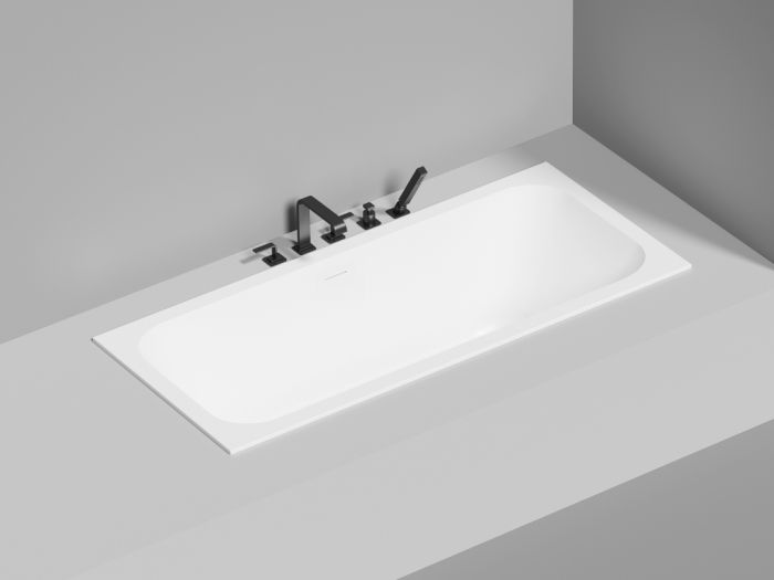 Ванна из искусственного камня Salini Orlanda S-Sense 170x75 103313G, белый