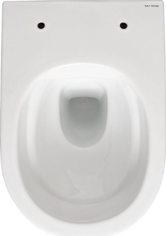 Комплект унитаз San More Fiaba с сиденьем микролифт + инсталляция Aquatek Easy Fix 50 INS-0000010