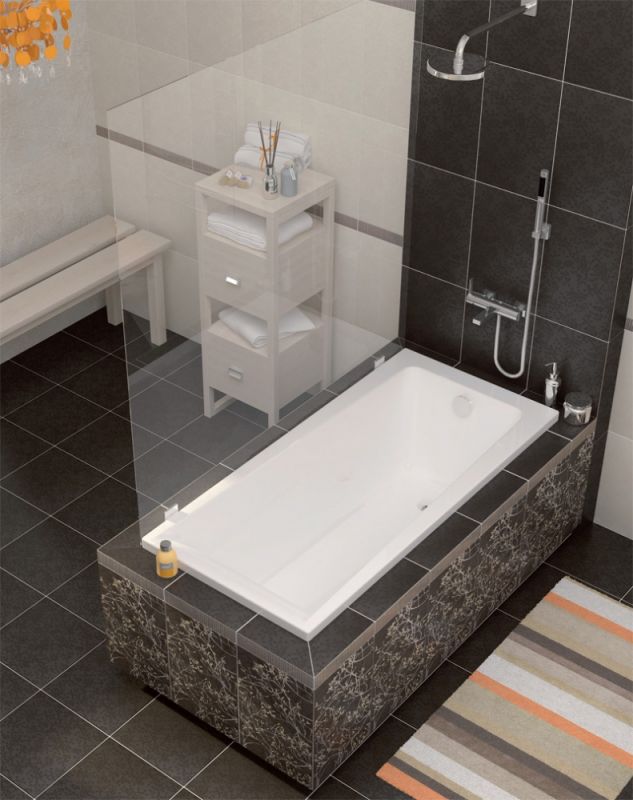 Акриловая ванна Cersanit Lorena WP-LORENA*160-W 160х70