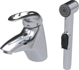 Смеситель для раковины с гигиеническим душем Iddis Carlow CARSB00I08, хром