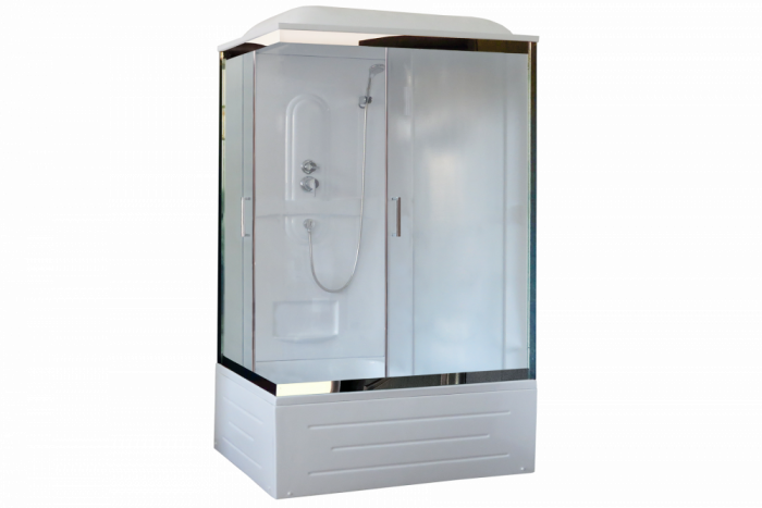 Душевая кабина 120х80 см Royal Bath BP RB8120BP1-M-CH-R стекло матовое