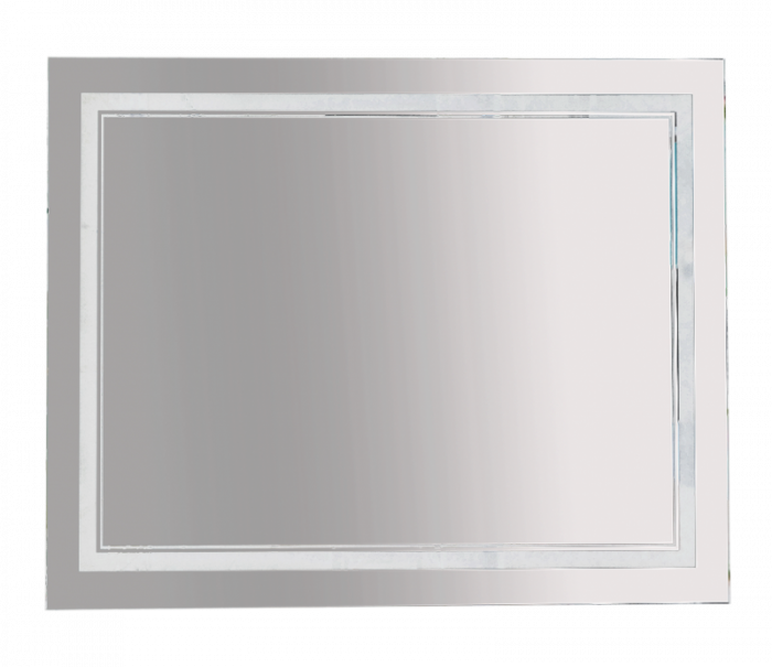 Зеркало LED 1000х800 Misty 2 Неон П-Нео10080-2ПРСНКДВП, сенсор на корпусе