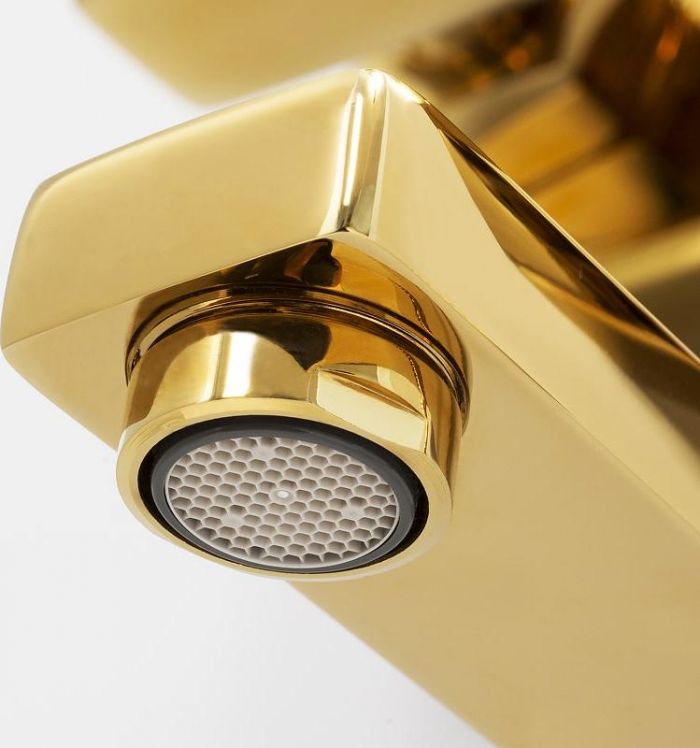Душевая система Wasserkraft Sauer A17101, глянцевое золото