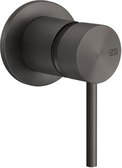 Смеситель для душа Gessi 316 Shower 54019#707, brushed black metal PVD