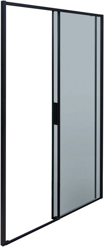 Душевая дверь Aquanet Pleasure Evo AE65-N140-BT профиль черный, стекло прозрачное