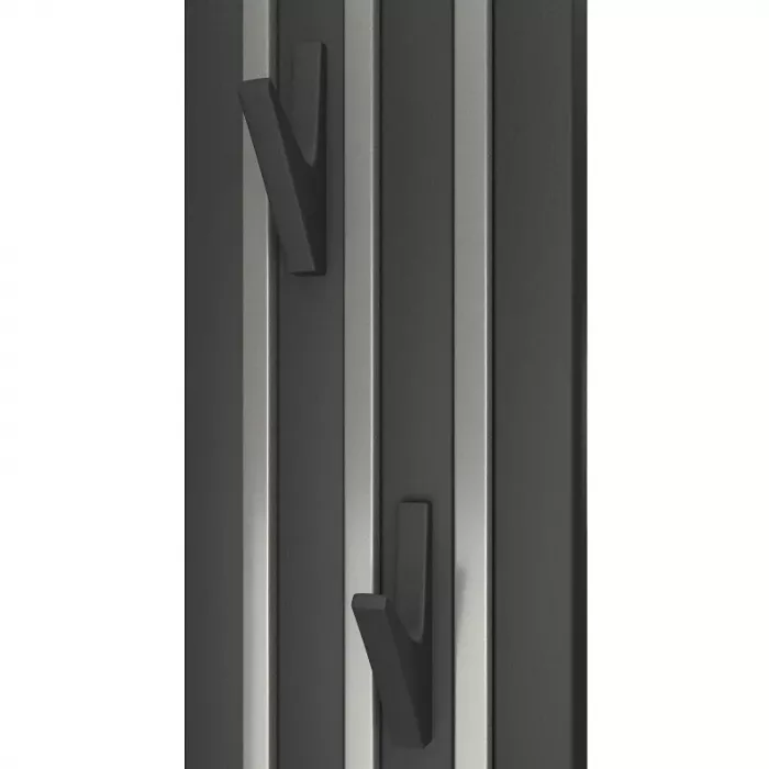 Полотенцесушитель электрический Point Пиано PN19722BC черный