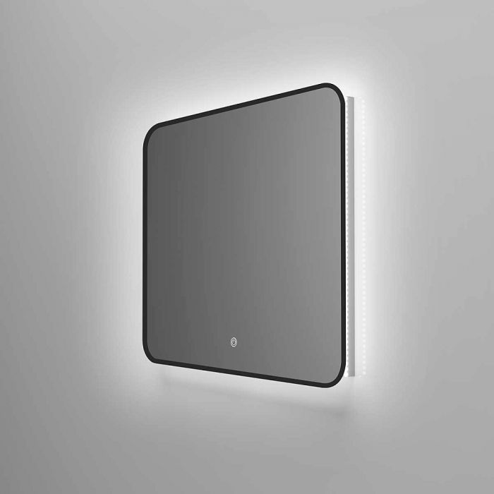 Зеркало Vincea VLM-3VC800B 80 см с подсветкой и сенсорным выключателем, черный