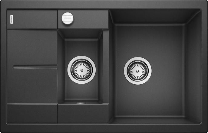 Кухонная мойка Blanco Metra 6 S Compact тёмная скала