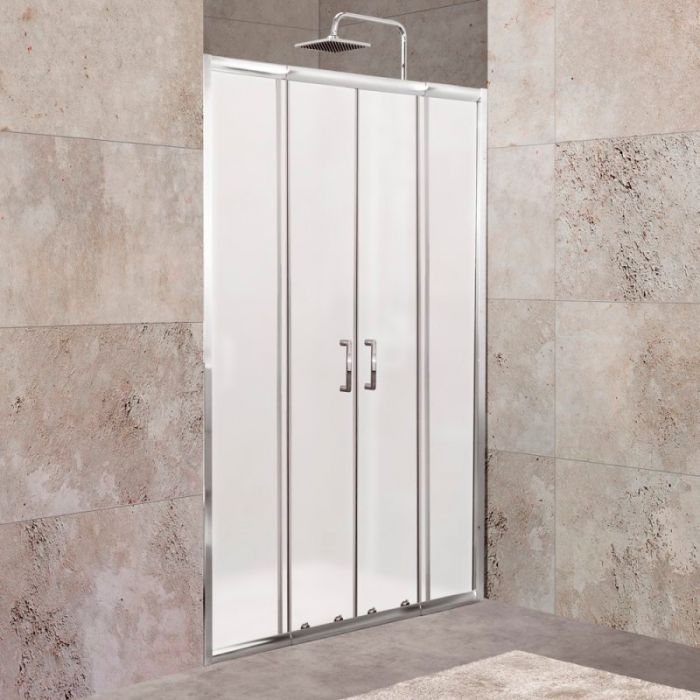 Душевая дверь в нишу BelBagno UNIQUE-BF-2-150/180-M-Cr
