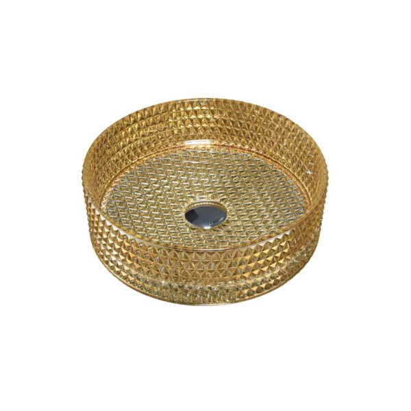 Раковина Vincea VBS-5GL05 40 см, золото