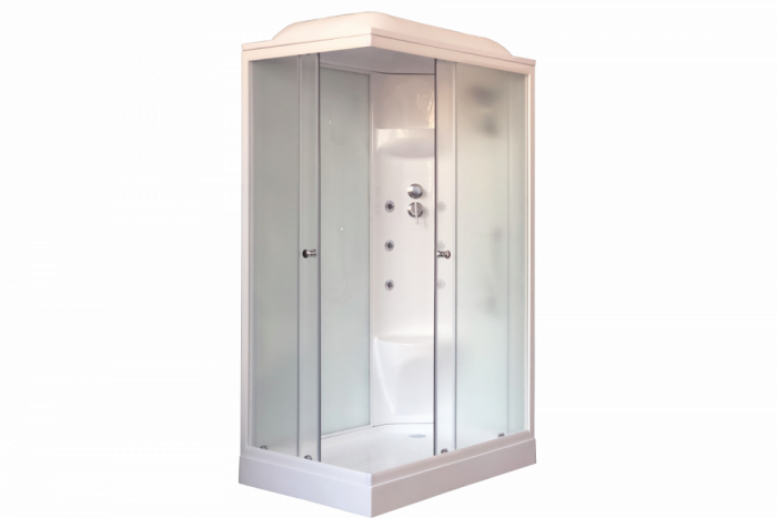 Душевая кабина 120х80 см Royal Bath HP RB8120HP7-WC-R стекло матовое с гидромассажем