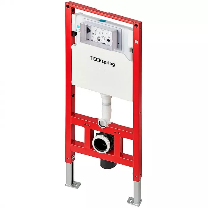 Инсталляция для унитаза TECEspring S955102, клавиша цвет черный матовый