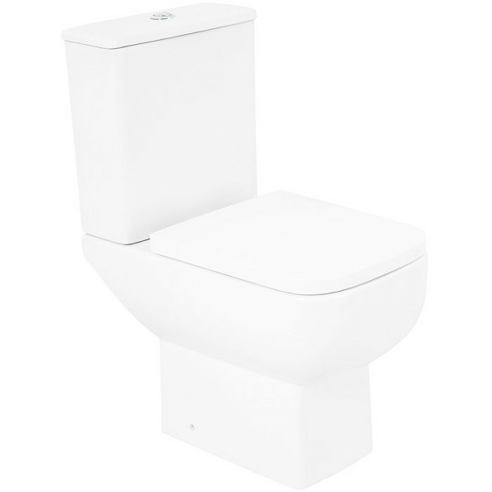 Унитаз-компакт BelBagno Aurora BB8604CPR/SC c сиденьем микролифт, белый