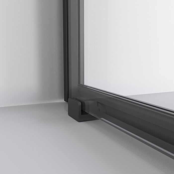 Душевое ограждение Niagara Nova NG-6823-34BLACK стекло прозрачное, профиль черный