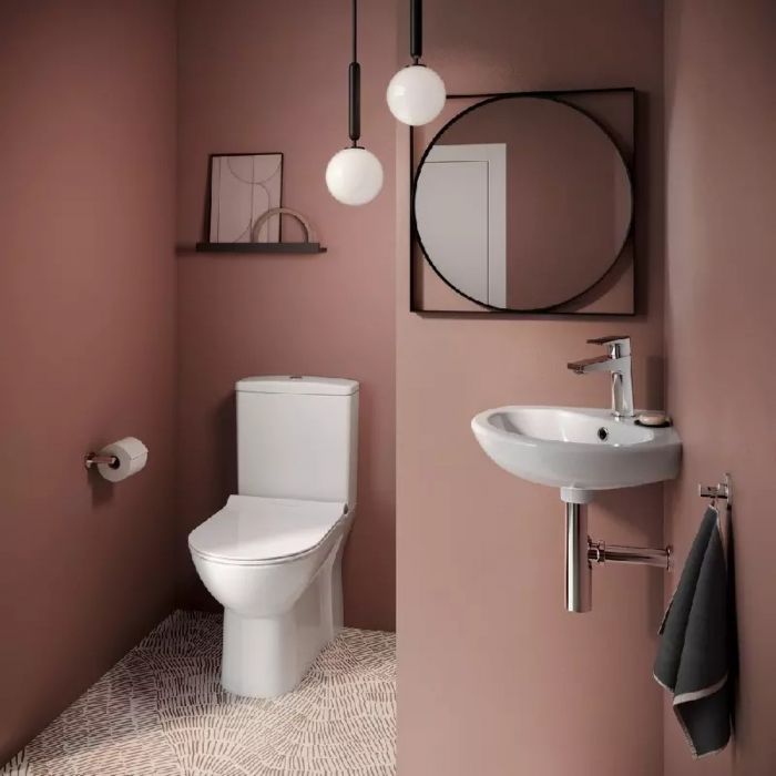 Унитаз-компакт Serel Friendly 6716SL, сиденье тонкое Sielent close, белый