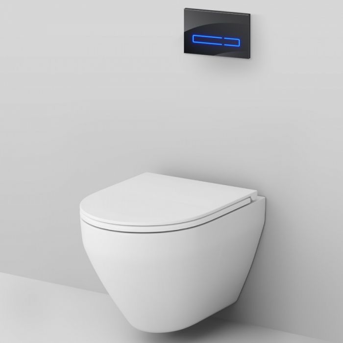 Комплект инсталляция с подвесным унитазом Am.Pm Spirit V2.0 FlashClean IS450A38.701700 с сиденьем микролифт и клавишей