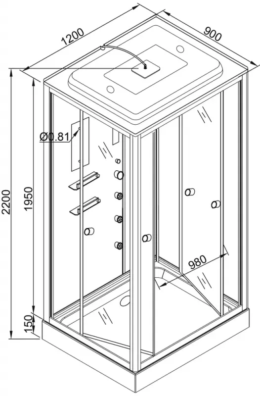 Чугунная ванна Delice Repos 170х70 DLR_220508 белый
