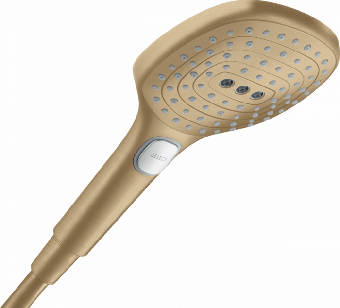 Ручной душ Hansgrohe Raindance Select E 120 Air 3jet 26520140, шлифованная бронза