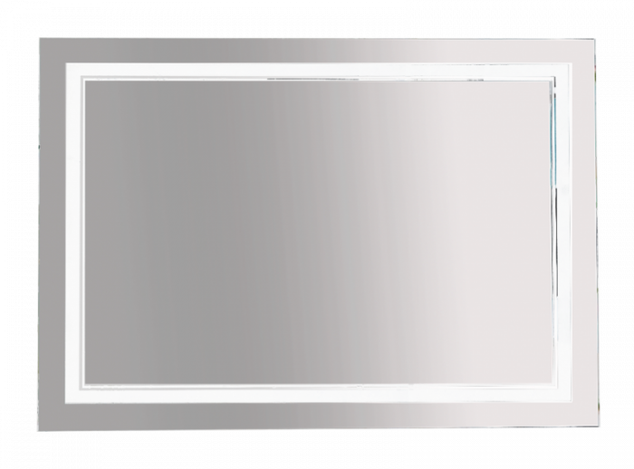 Зеркало LED 1200х800 Misty 2 Неон П-Нео12080-2ПРСНКДВП, сенсор на корпусе