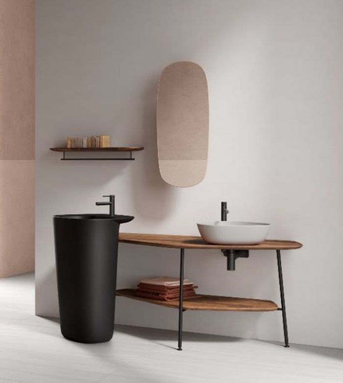 Зеркало поворотное VitrA Plural 64059, темный дуб