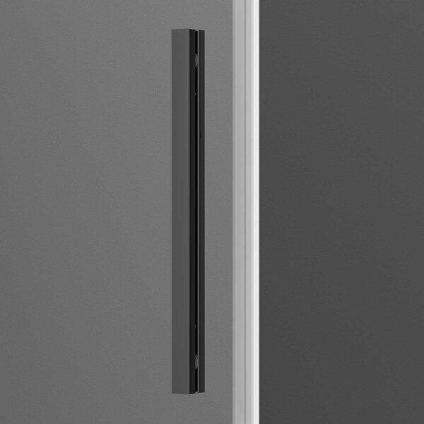 Душевая дверь Vincea Soft VDS-3SO120CLGM 120x195 см, вороненая сталь, стекло прозрачное