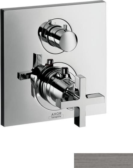 Термостат для душа Axor Citterio 39725340, чёрный хром