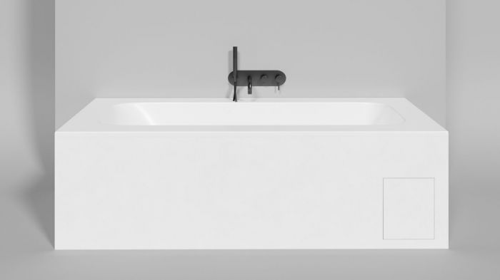 Ванна из искусственного камня Salini Orlanda PLUS KIT 190х100 102124M, белый