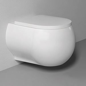 Подвесной унитаз Bien Flash FLKA052N1VP1W3000 безободковый с биде, с крышкой-сиденьем микролифт