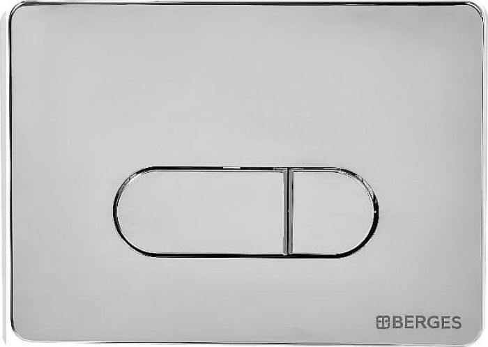 Комплект инсталляция с подвесным унитазом Berges Wasserhaus Novum 042450 с сиденьем микролифт и клавишей смыва хром глянец