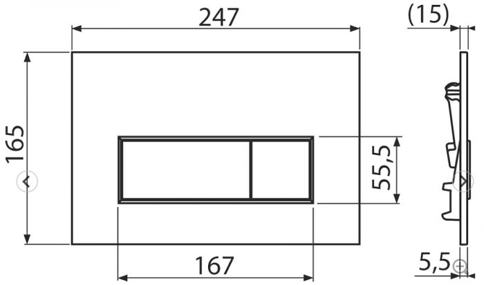 Комплект Унитаз подвесной DIWO Сочи 7508N003-0079 безободковый + Крышка Yakut 0344 с микролифтом + Инсталляция AlcaPlast AM101/1120-4:1 RU M578-0001 кнопка смыва черная
