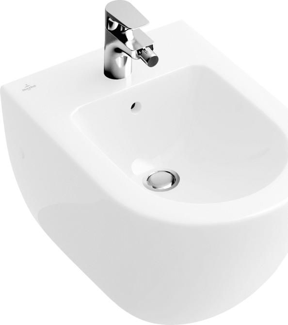Подвесное биде Villeroy & Boch Subway 2.0 5400 00R1, белый
