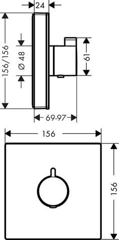 Смеситель для биде Axor Montreux 16520990, золото