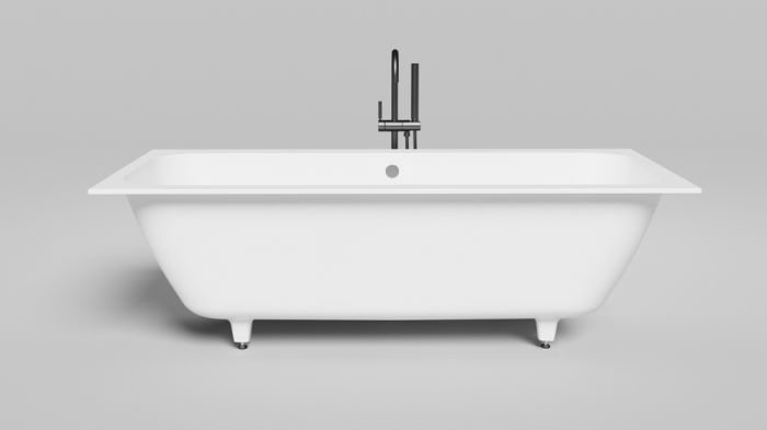 Ванна из искусственного камня Salini Orlanda Axis KIT 180x80 103312M, белый