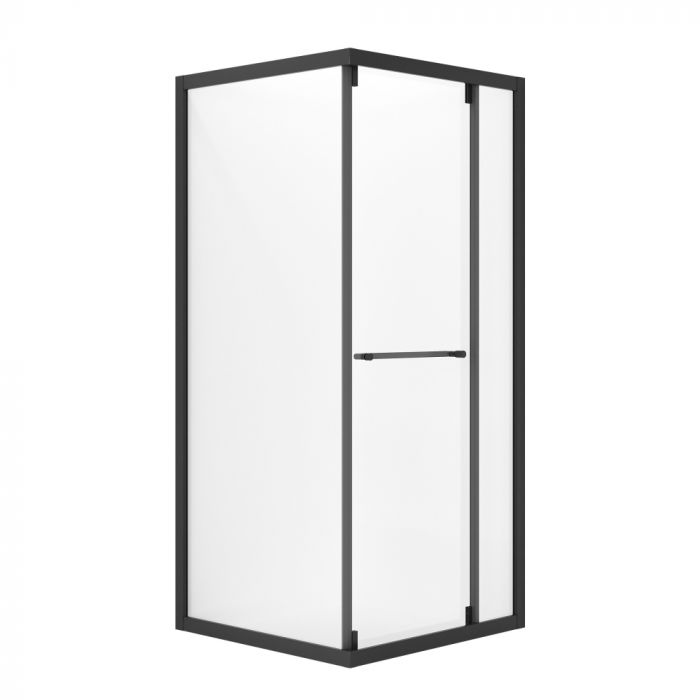Душевое ограждение Niagara Nova NG-6833-34BLACK стекло прозрачное, профиль черный