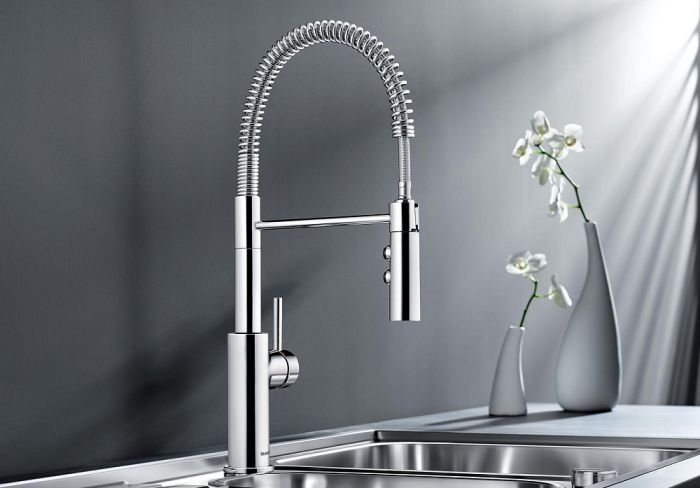 Смеситель Blanco Catris-S 521476 хром с выдвижной лейкой