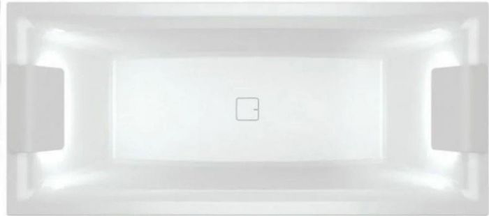 Акриловая ванна Riho Still Square 180x80 LED B099035005, заполнение через перелив