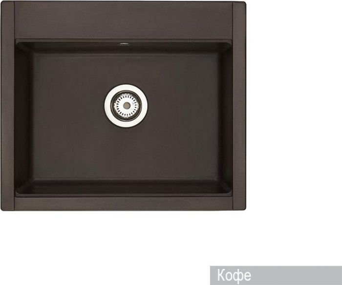 Кухонная мойка Aquaton Делия 60 1A715232LD280, коричневый