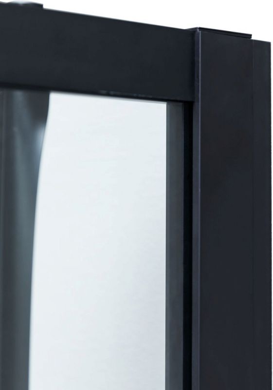 Душевая дверь Aquanet Pleasure Evo AE65-N140-BT профиль черный, стекло прозрачное