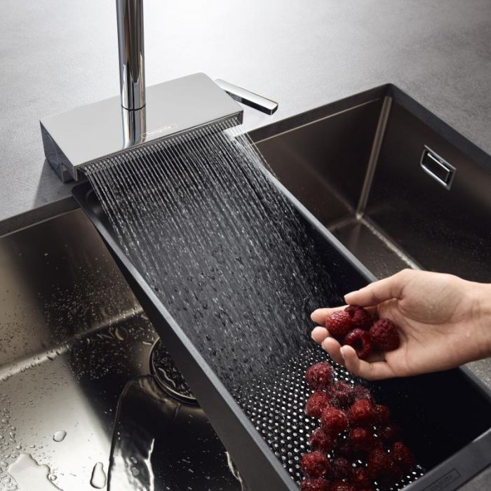 Смеситель для кухни Hansgrohe Aquno Select M81 73830000, хром