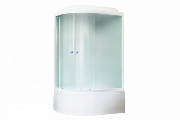 Душевая кабина 120х80 см Royal Bath ВК RB8120BK5-WC-R стекло матовое